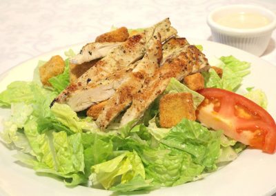 Chicken caesar salad lunch